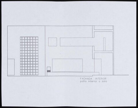Architectural Interior Facade Plan