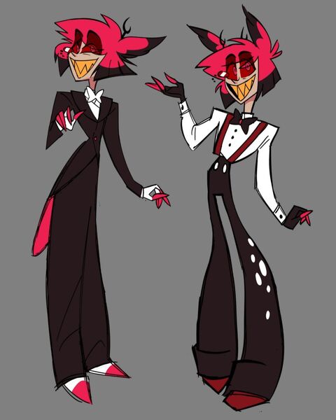 Two Alastor Character Design Concepts