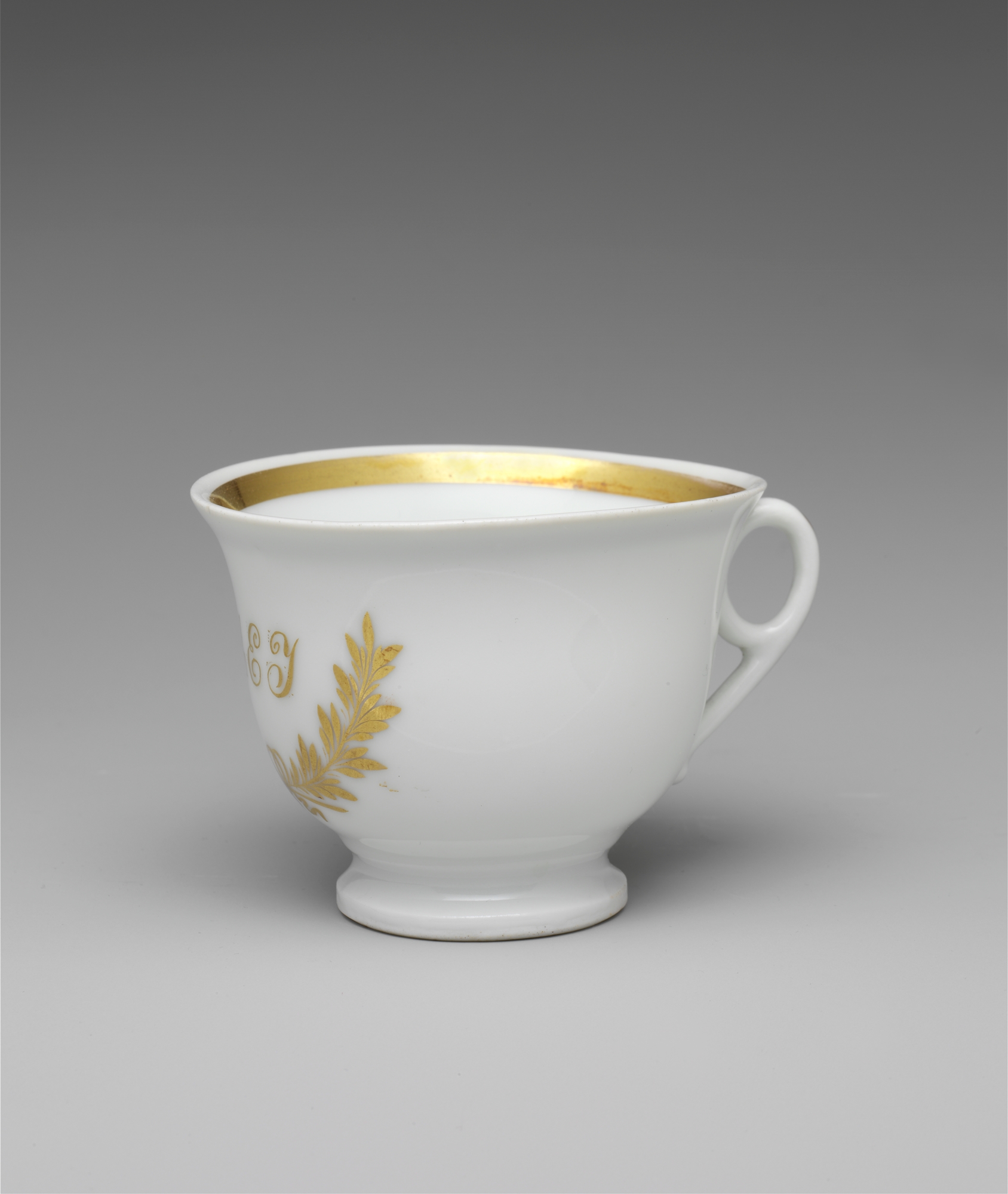 Gilt Decorated Porcelain Cup