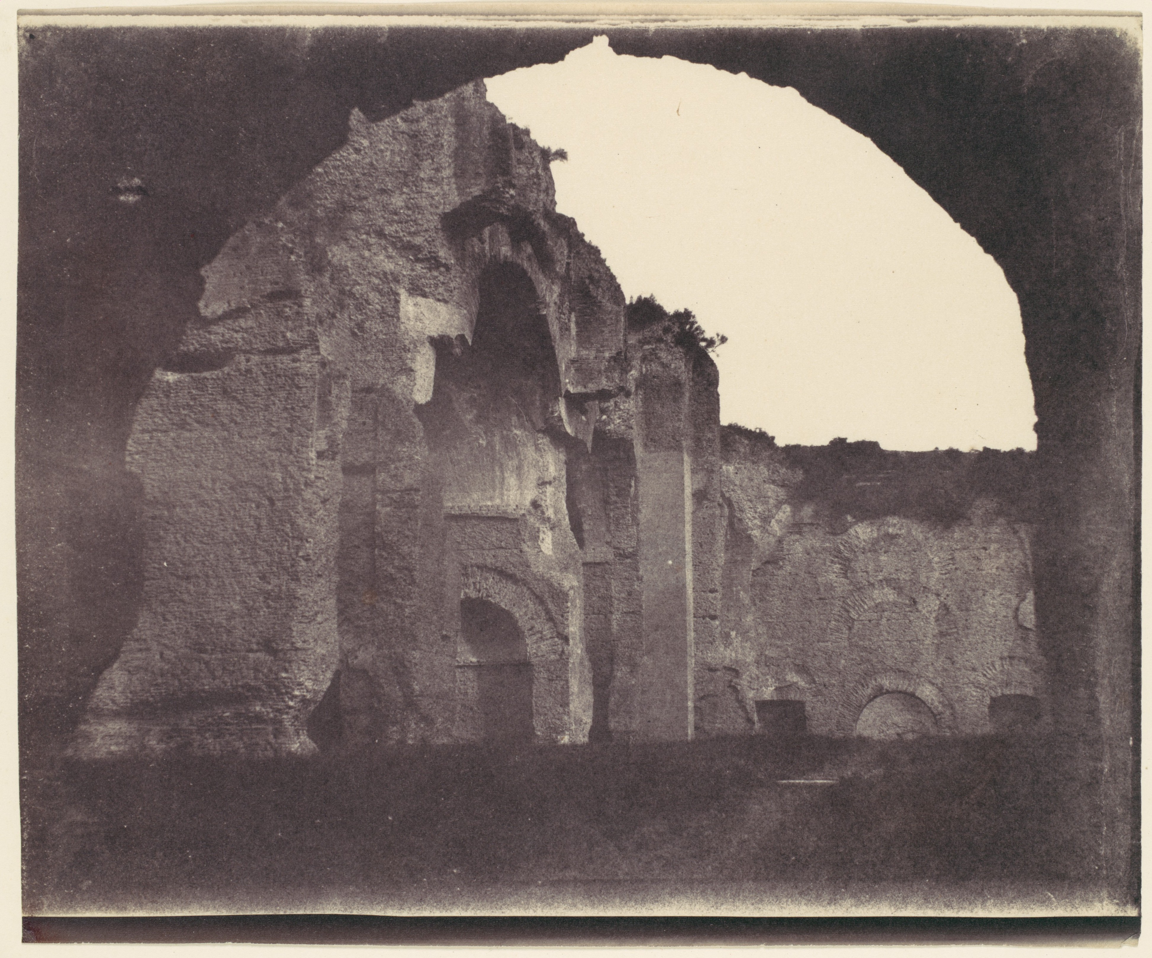 Ancient Ruins Viewed Through Arch