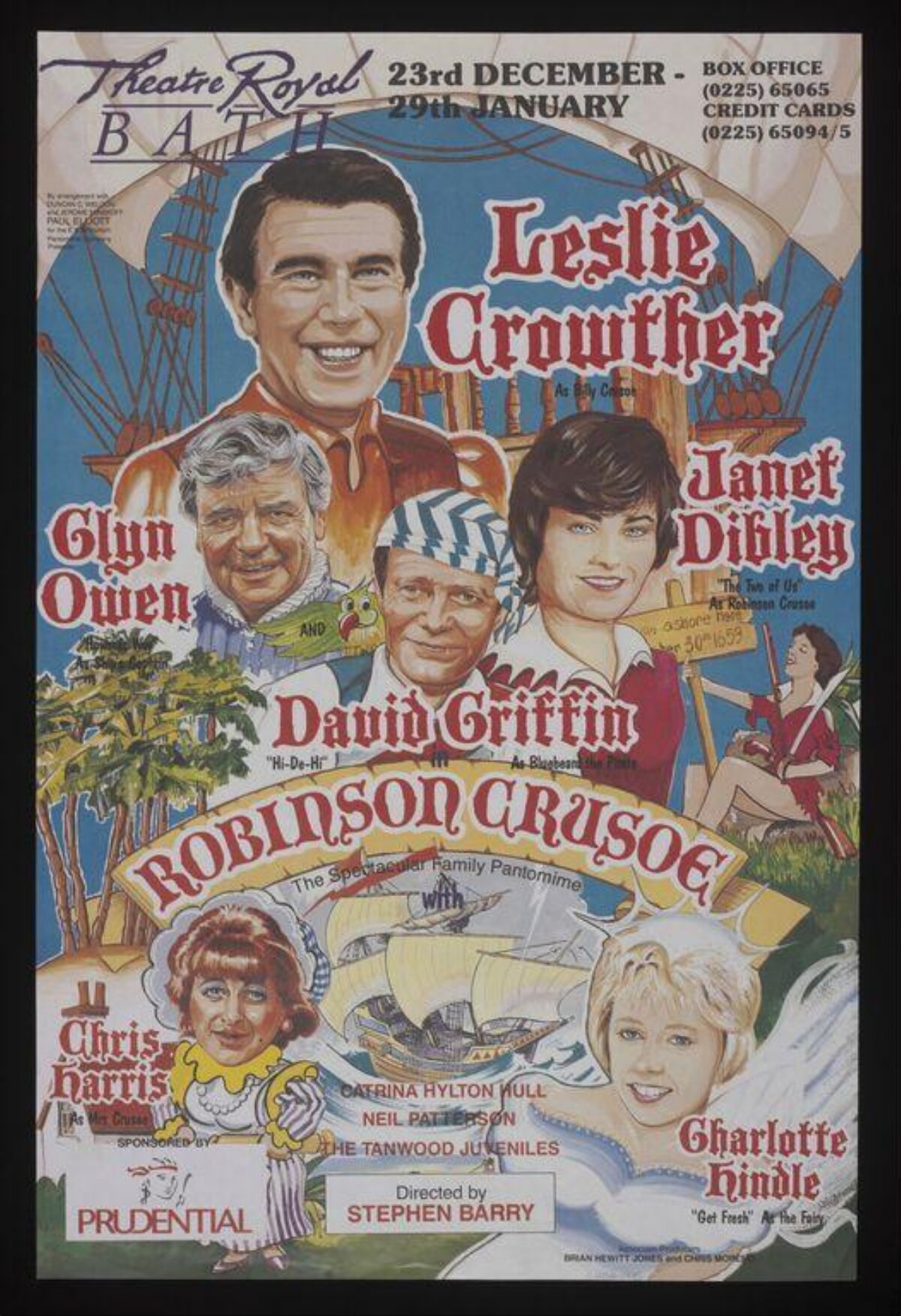 Robinson Crusoe Pantomime Poster