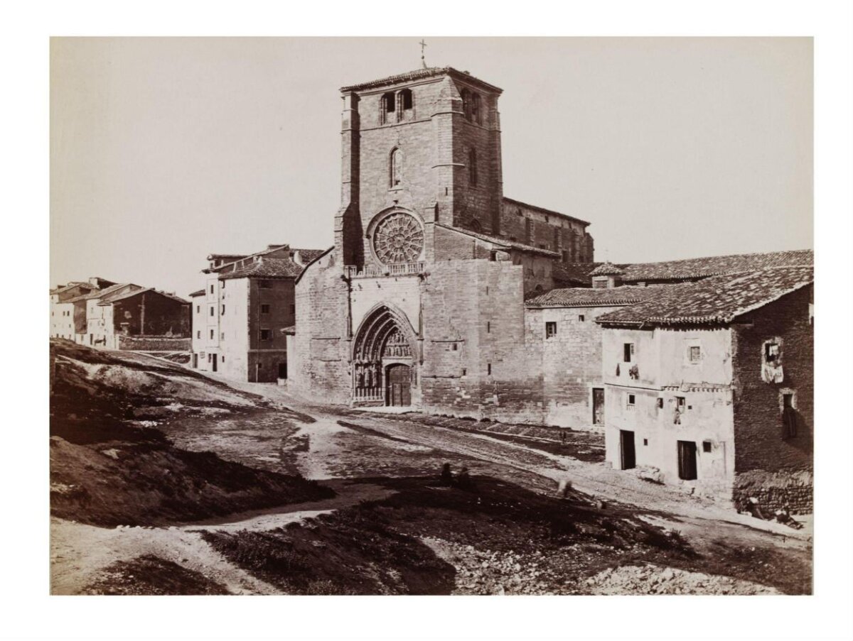 Vintage Photo of Medieval Town Church