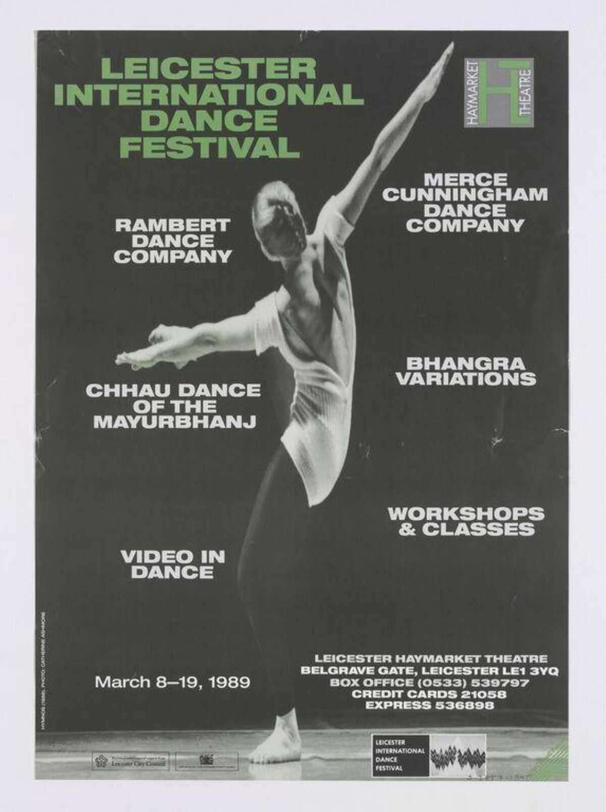 1989 Leicester Dance Festival Poster
