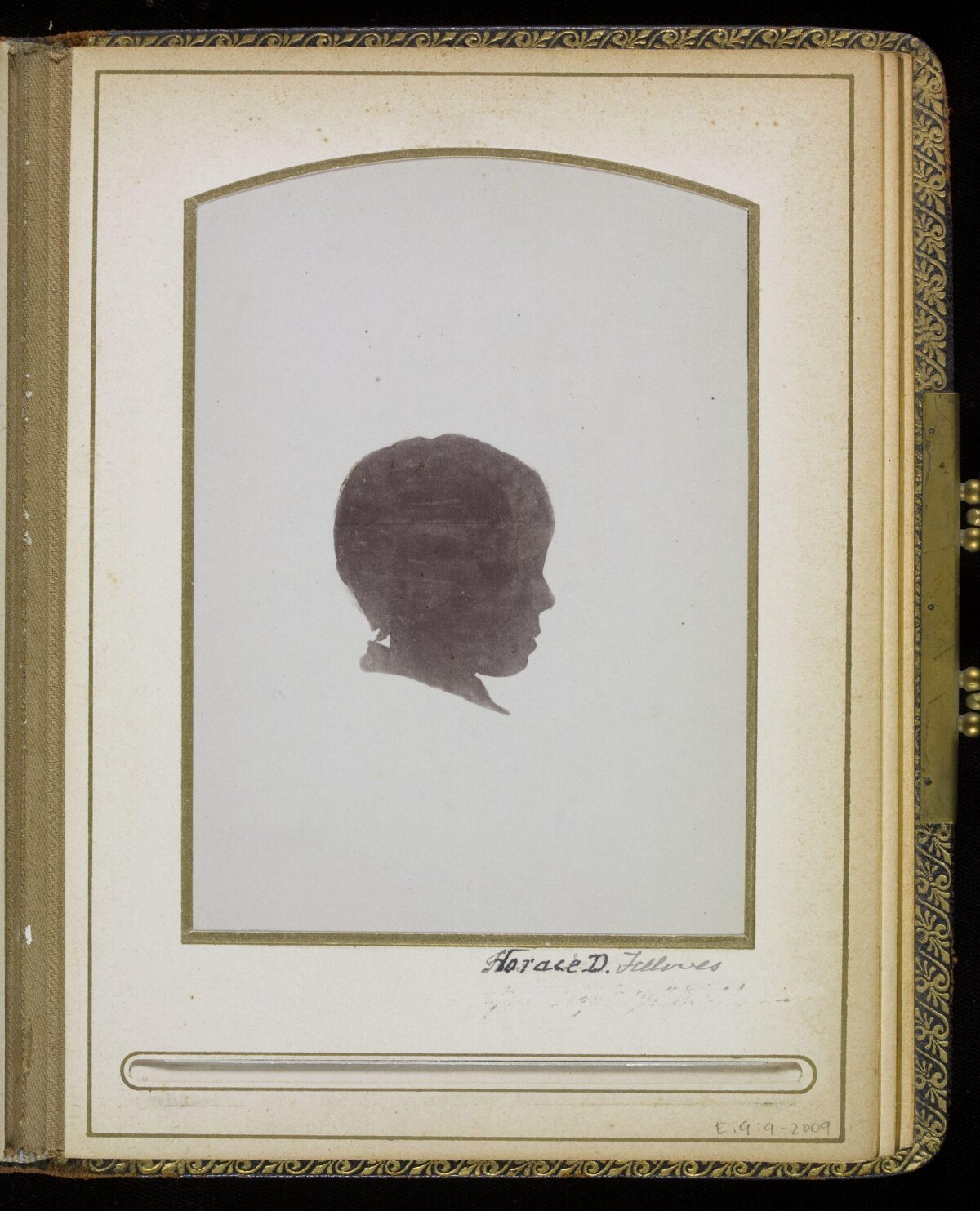Silhouette Portrait of Horace D. Fellows
