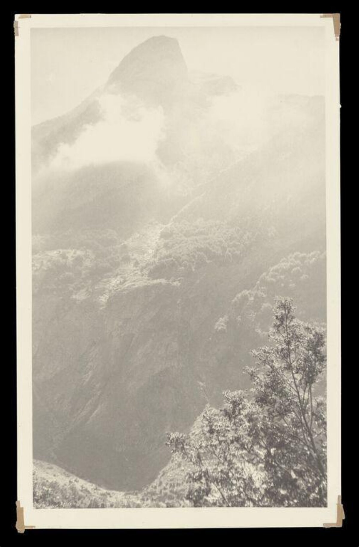 Misty Mountain Landscape