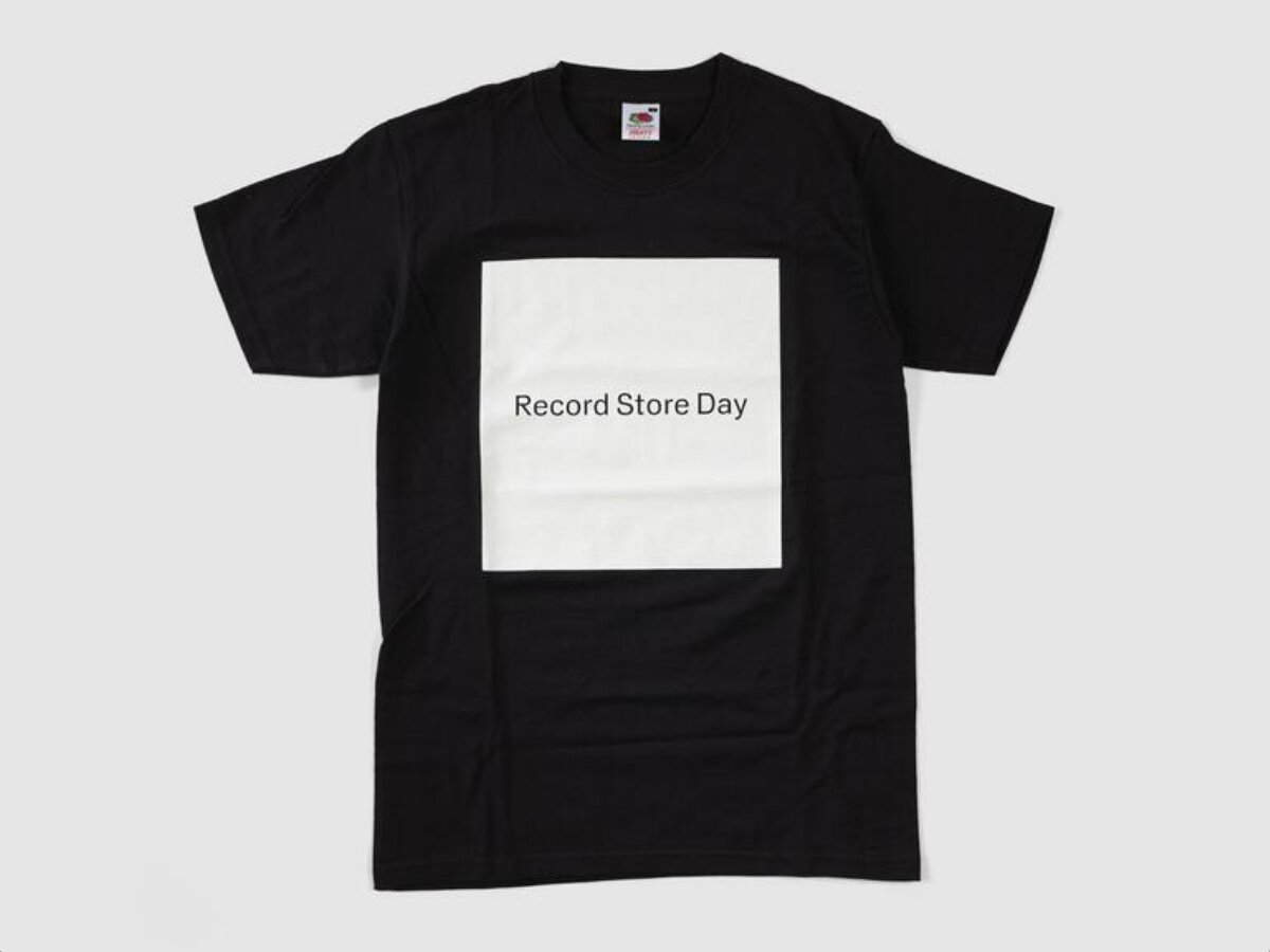 Black Record Store Day Printed T-shirt