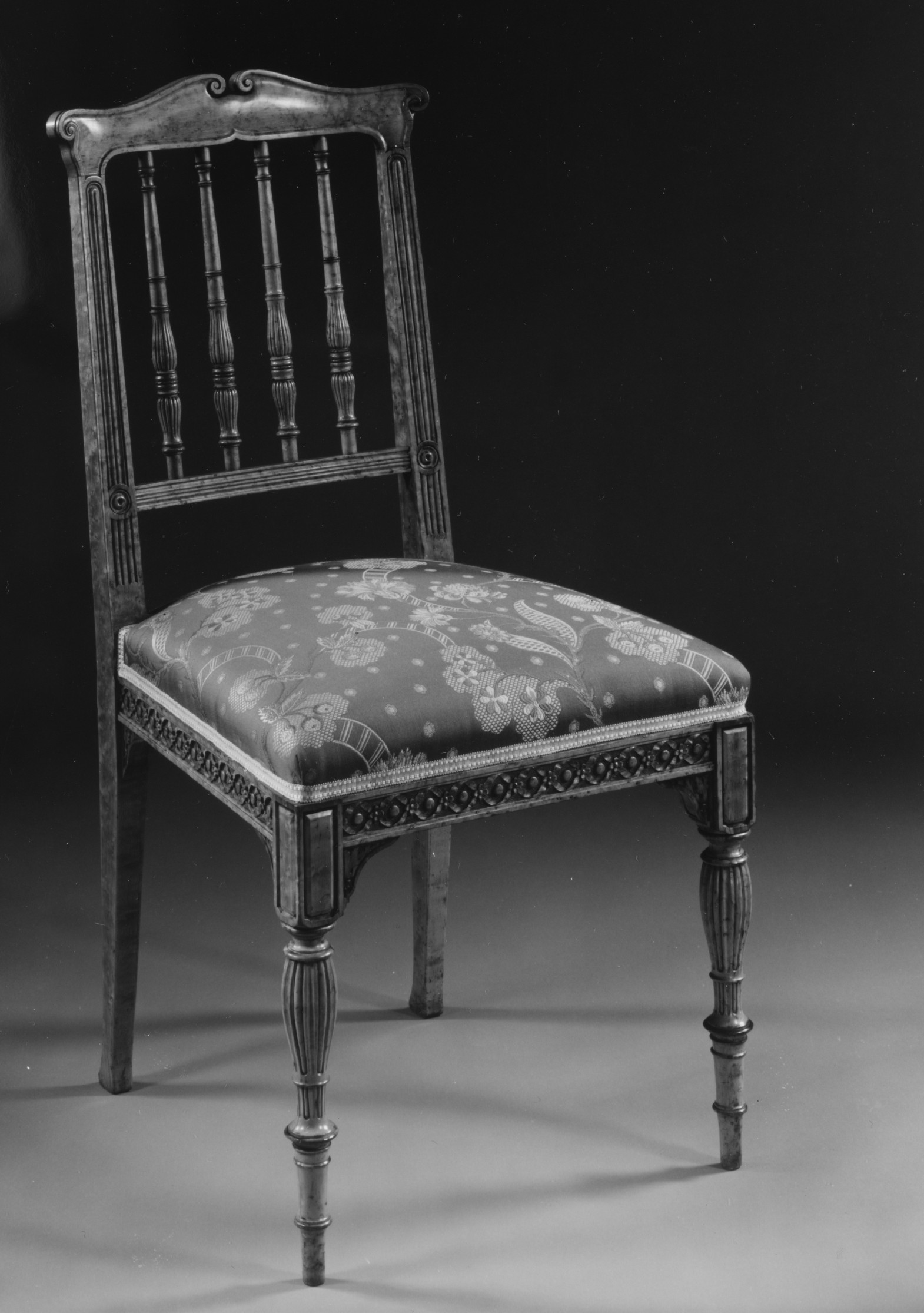 Antique Carved Side Chair