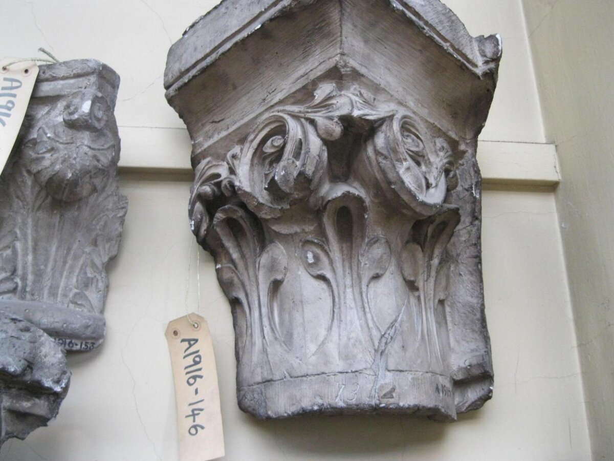 Corinthian Column Capital Plaster Cast