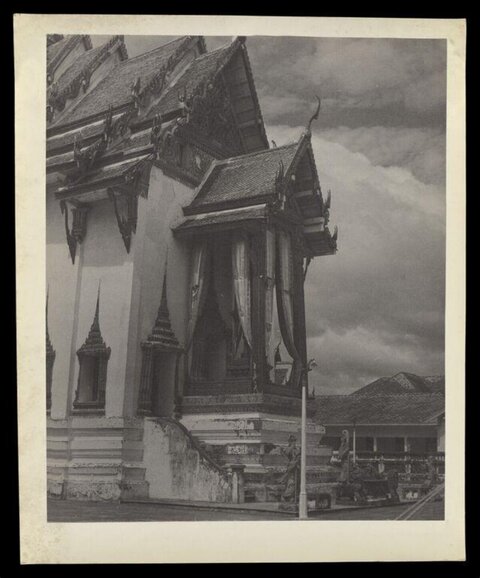 Vintage View of Thai Traditional Temple