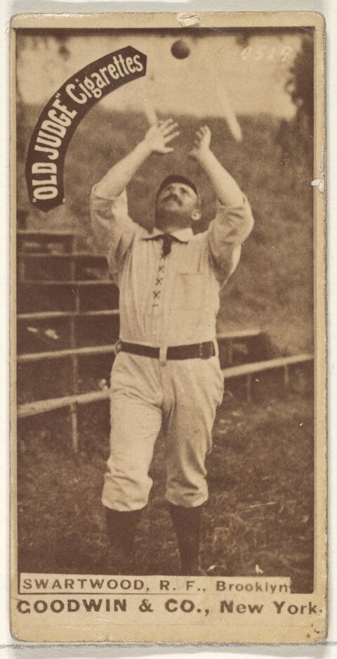 Vintage Brooklyn Baseball Cigarette Card