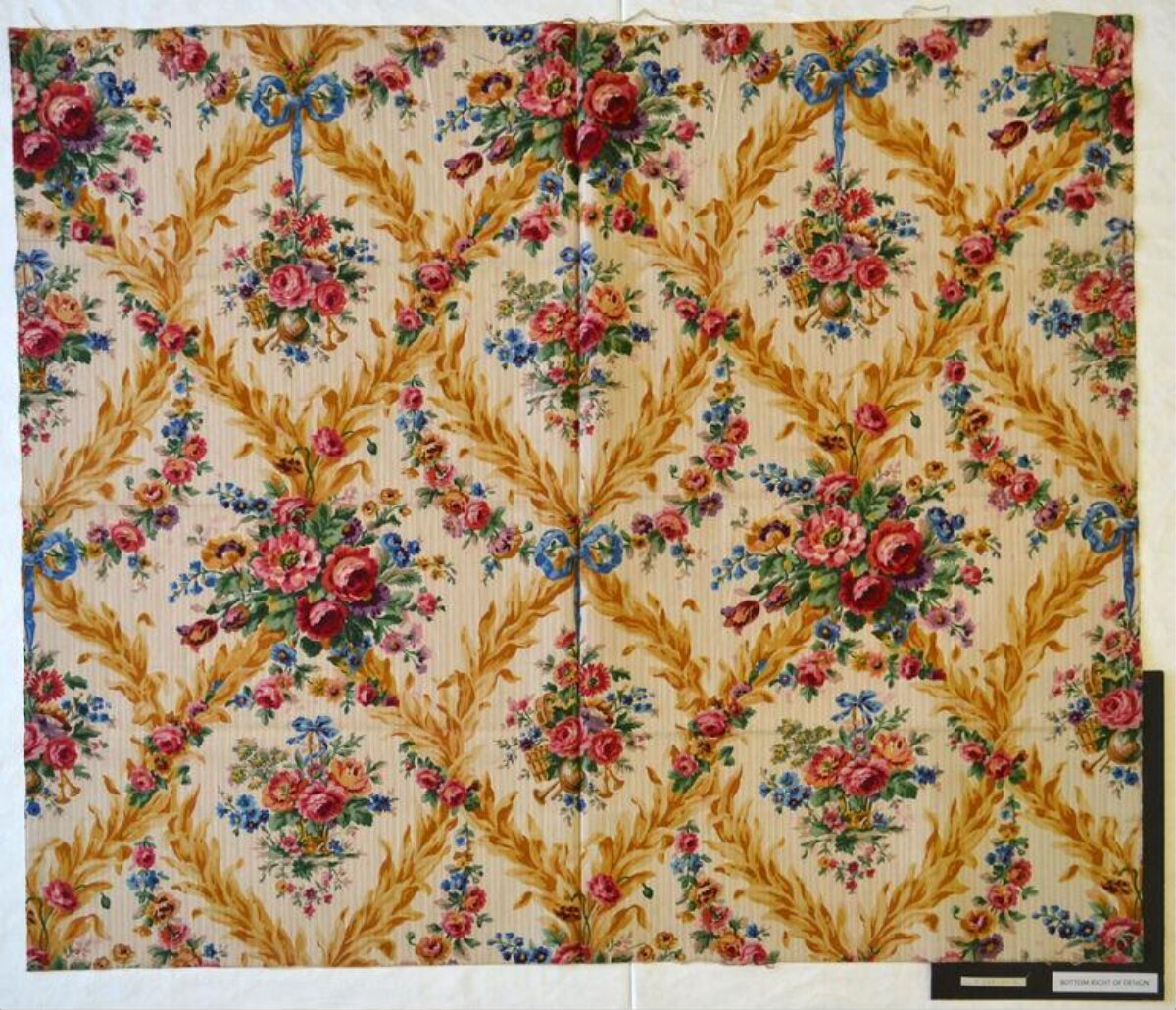Vintage Floral Print Fabric