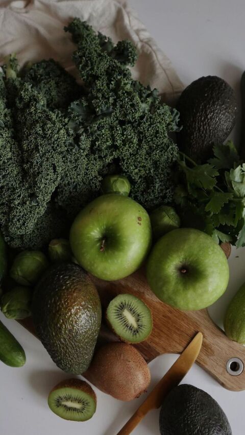 Assortment of Fresh Green Produce