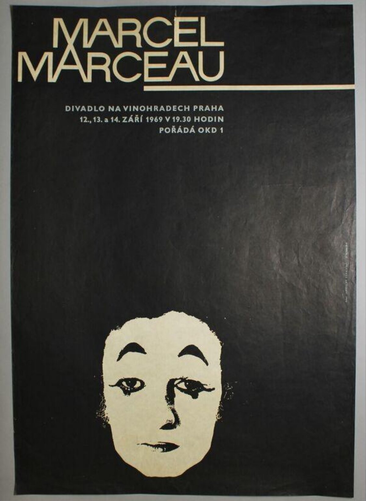 Marcel Marceau Performance Poster