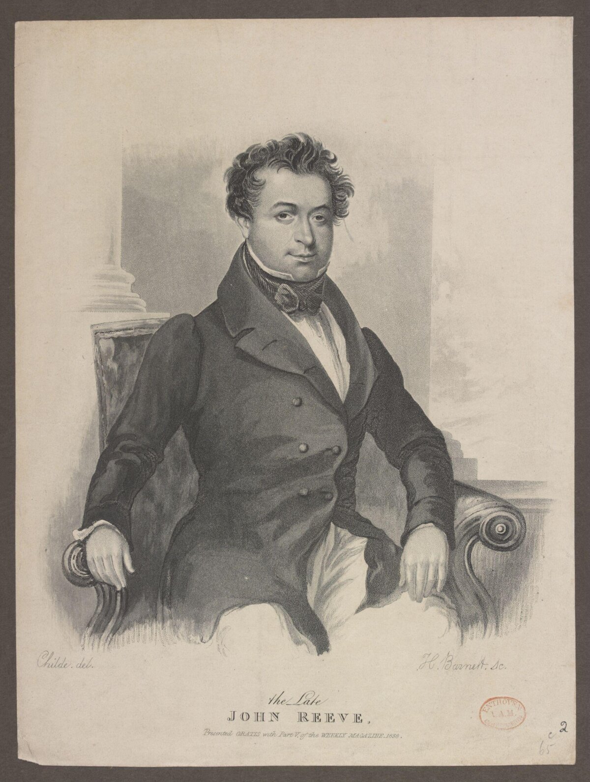 Portrait of the Late John Reeve