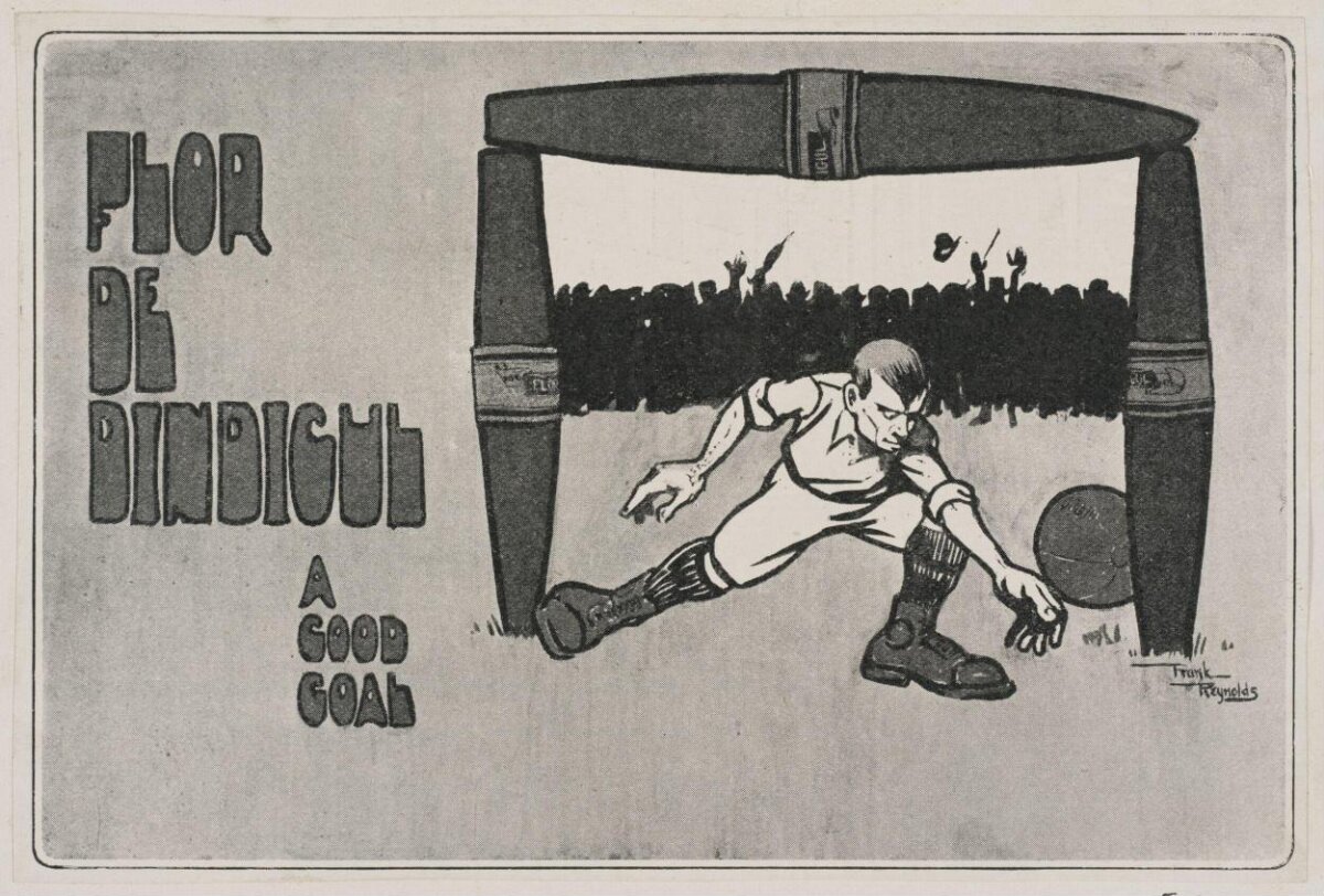 Satirical 'A Good Goal' Football Cartoon