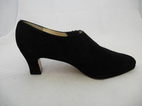 Black Suede High Heel Shoe