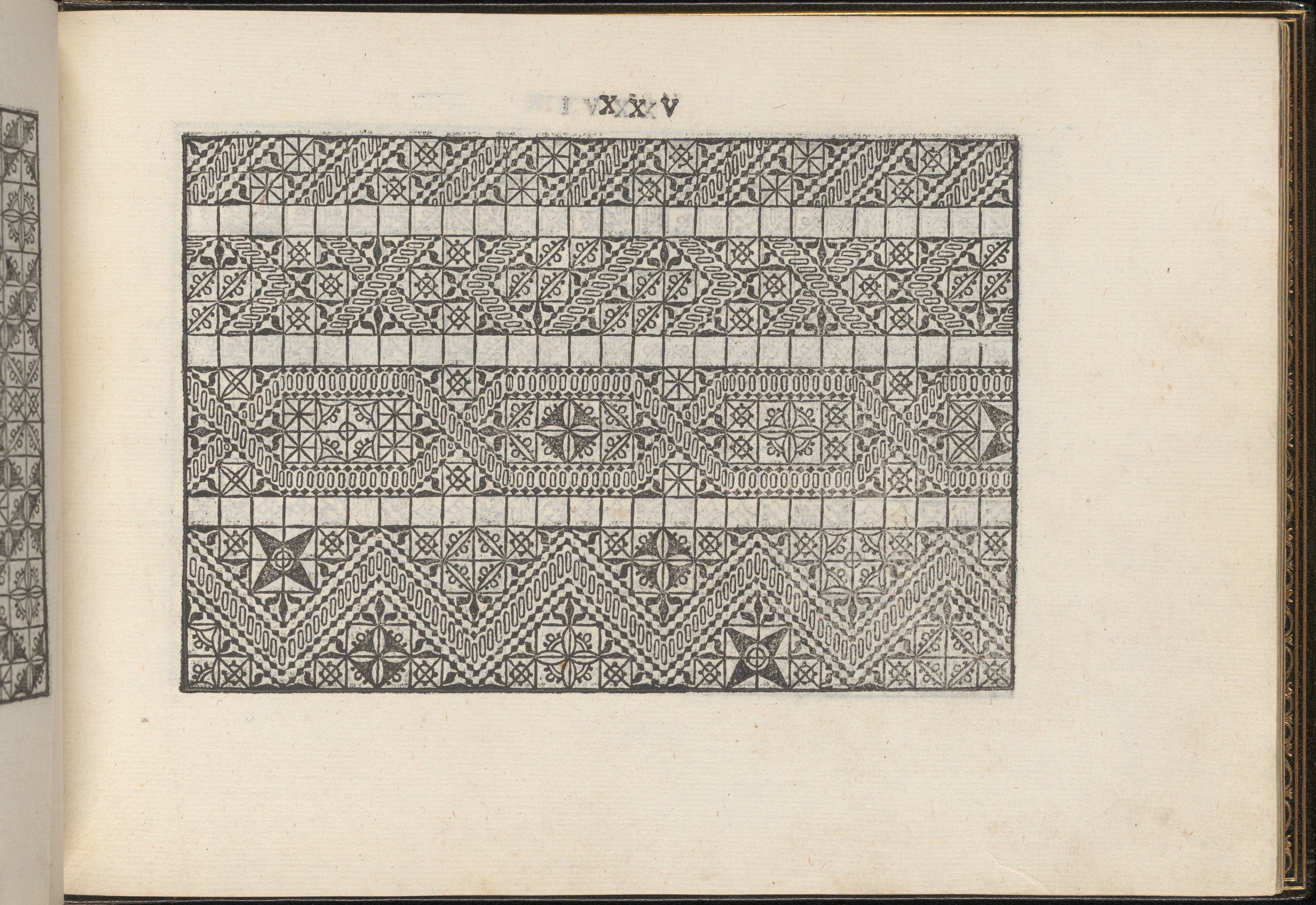 Vintage Geometric Embroidery Pattern