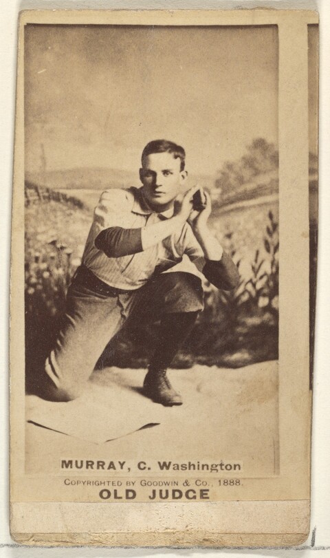 1888 Old Judge Washington Murray Baseball Card
