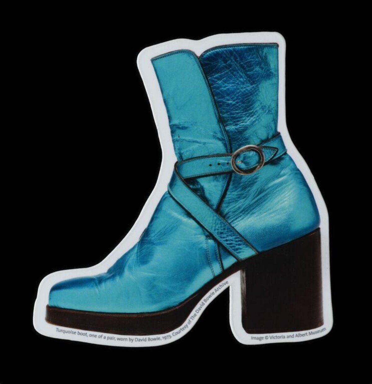 Turquoise Boot Worn By David Bowie
