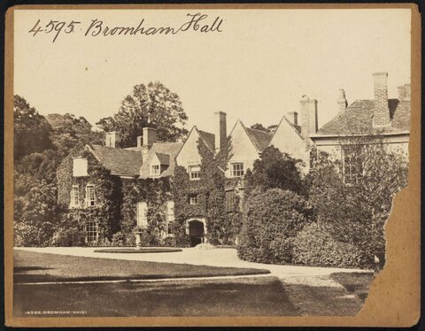 Vintage View of Bromham Hall