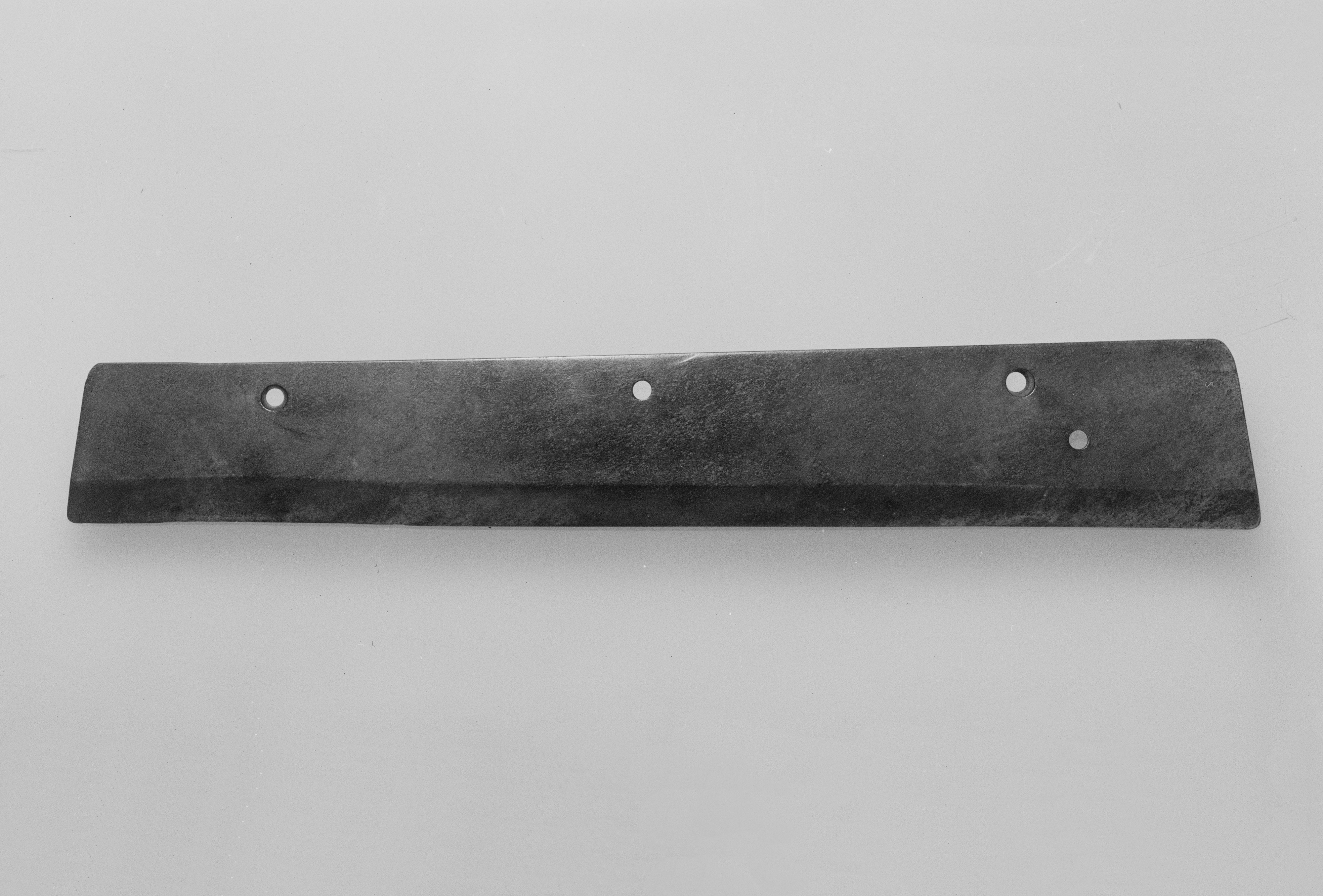 Rectangular Metal Blade with Holes