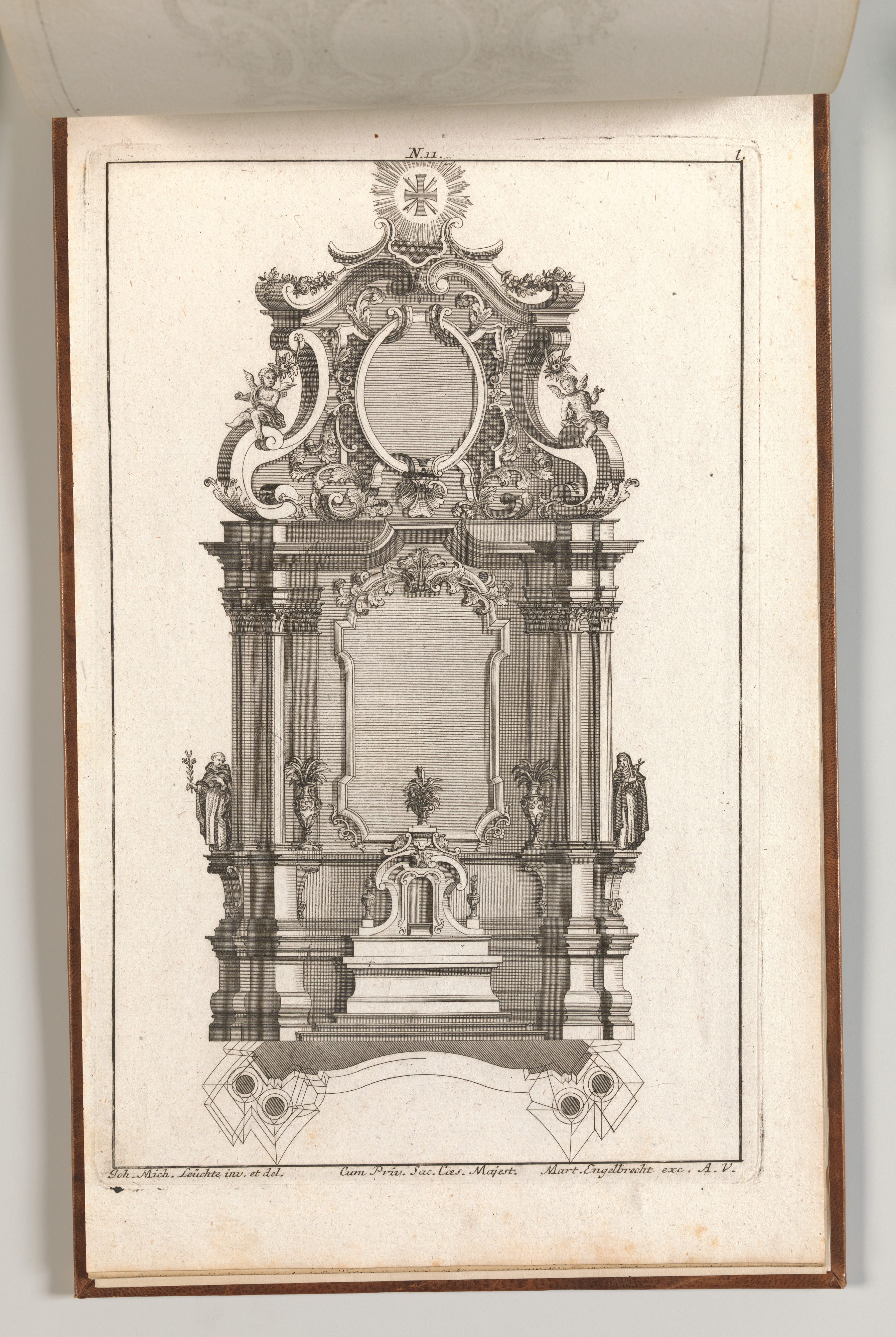 Baroque Altar Engraving