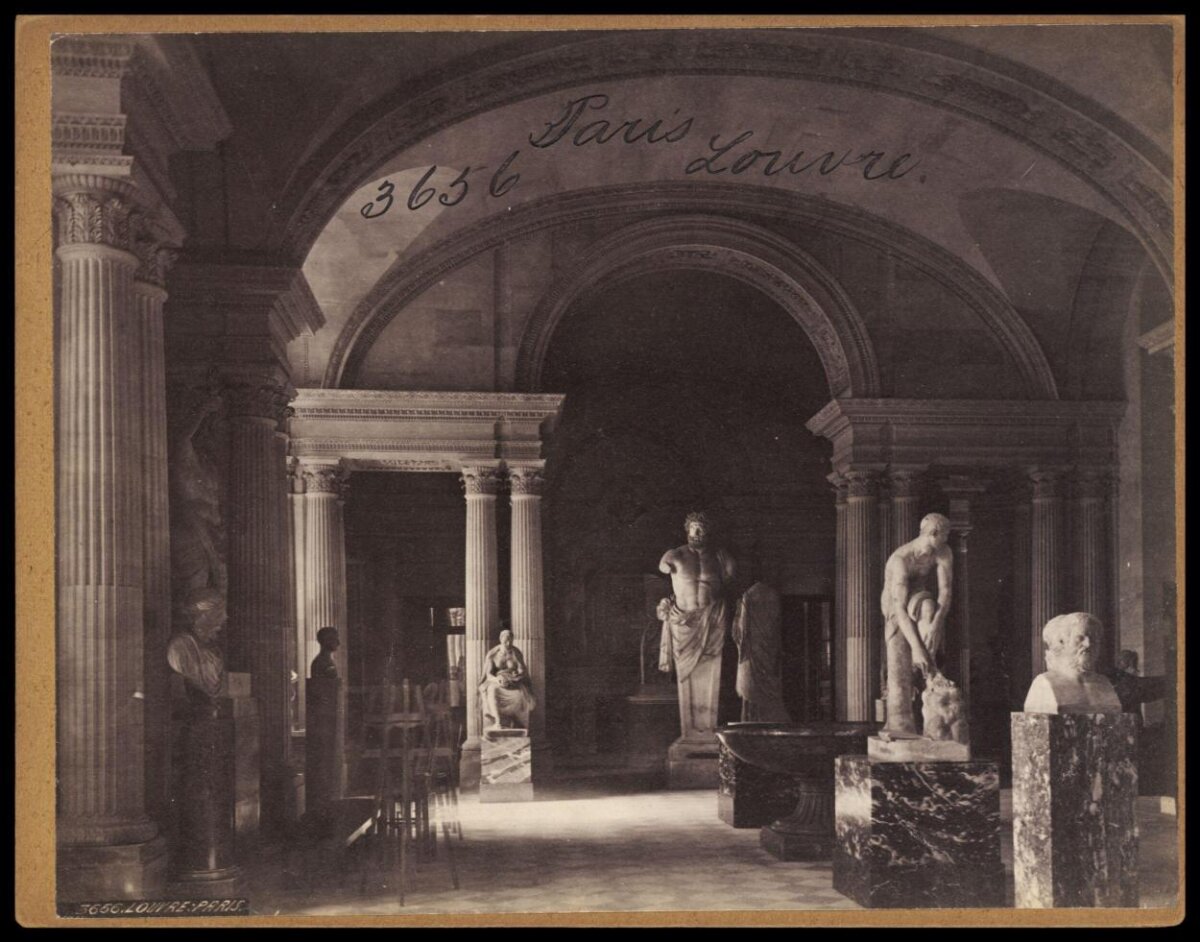 Paris Louvre Sculpture Hall
