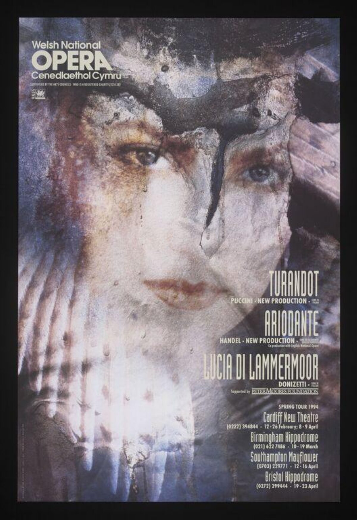 1994 Welsh National Opera Tour Poster