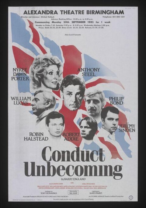 1982 Conduct Unbecoming Theatre Poster
