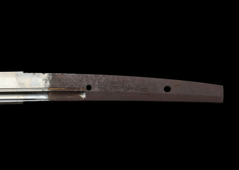 Inscribed Tang of Japanese Sword