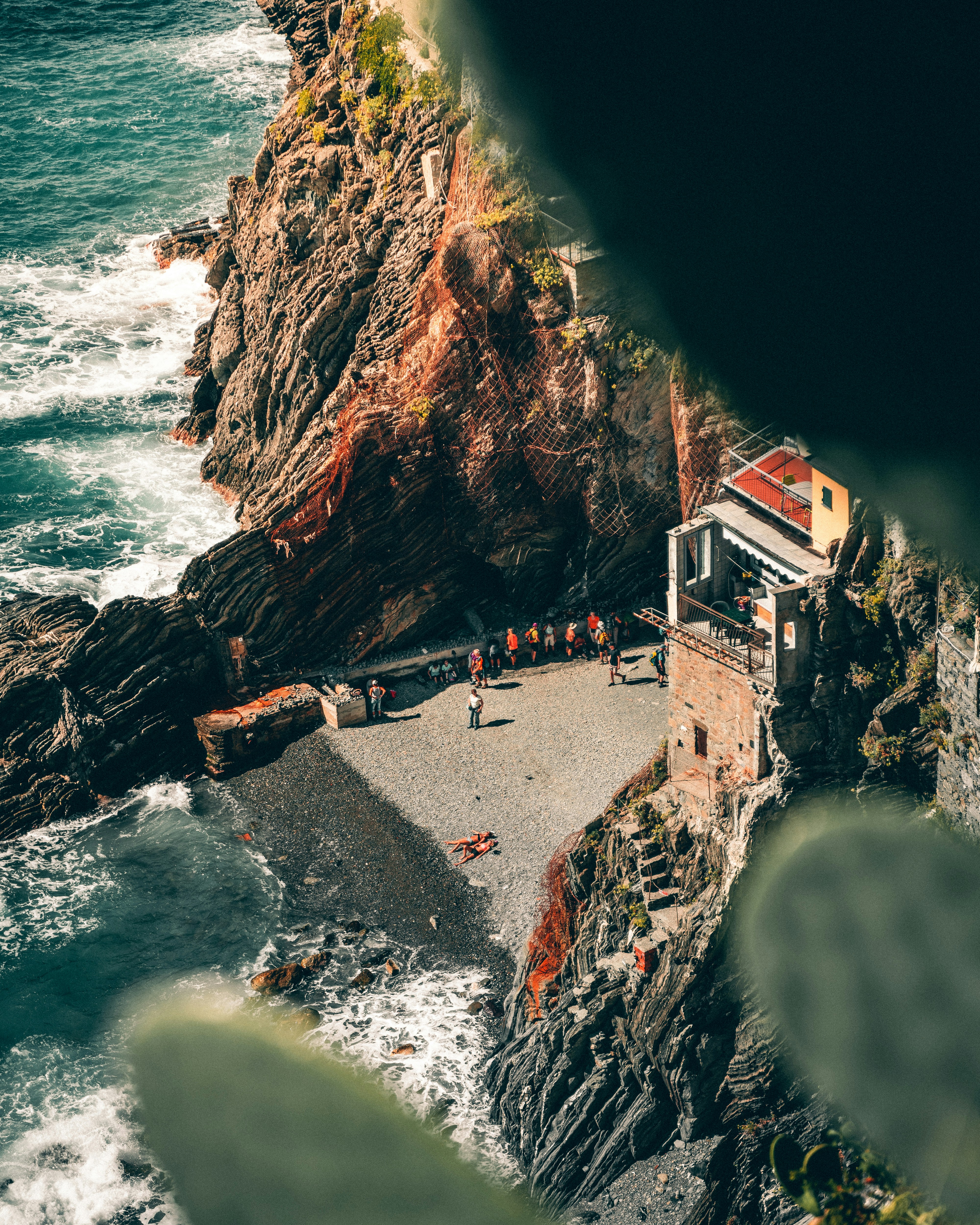 Rocky Cliffside Coastal Beach