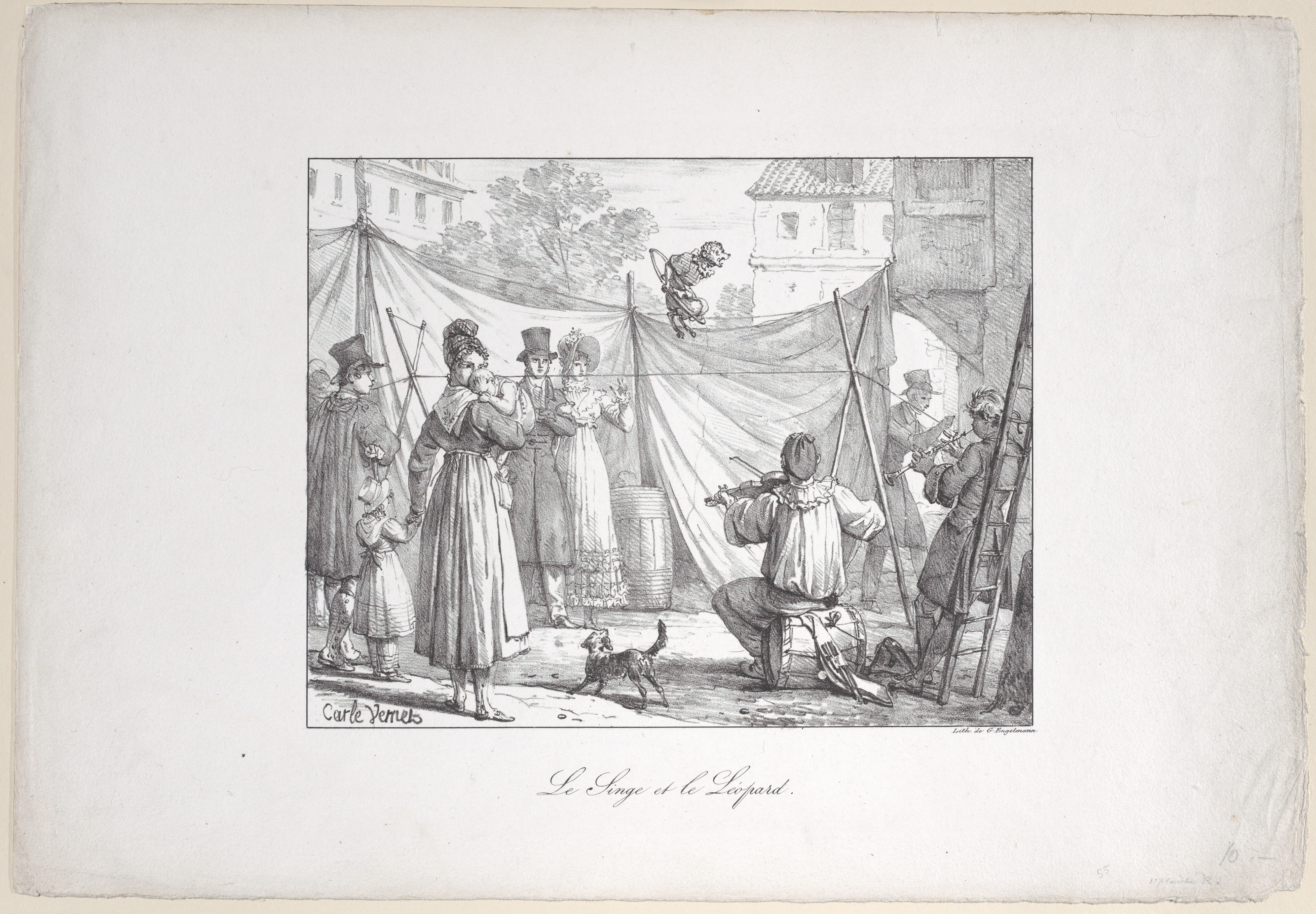 19th Century Street Performance Sketch