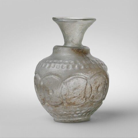 Ancient Patterned Glass Vase