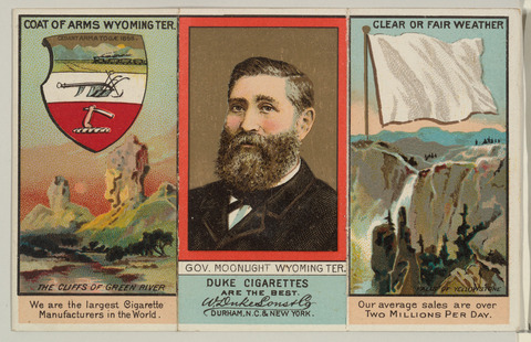 Vintage Duke Wyoming Cigarette Card