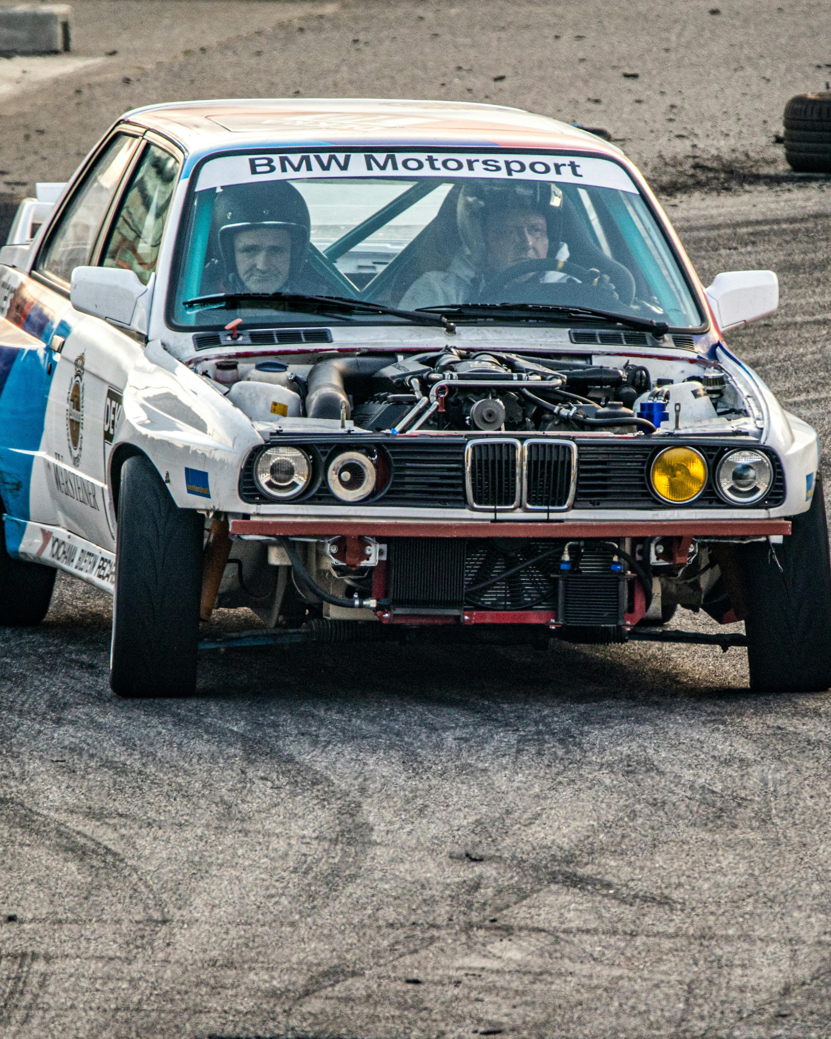 Open Hood BMW Motorsport Drift Car