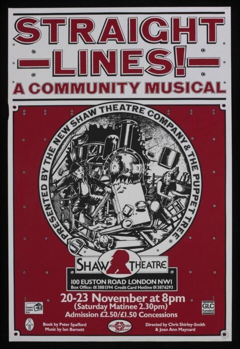 Straight Lines Community Musical Poster