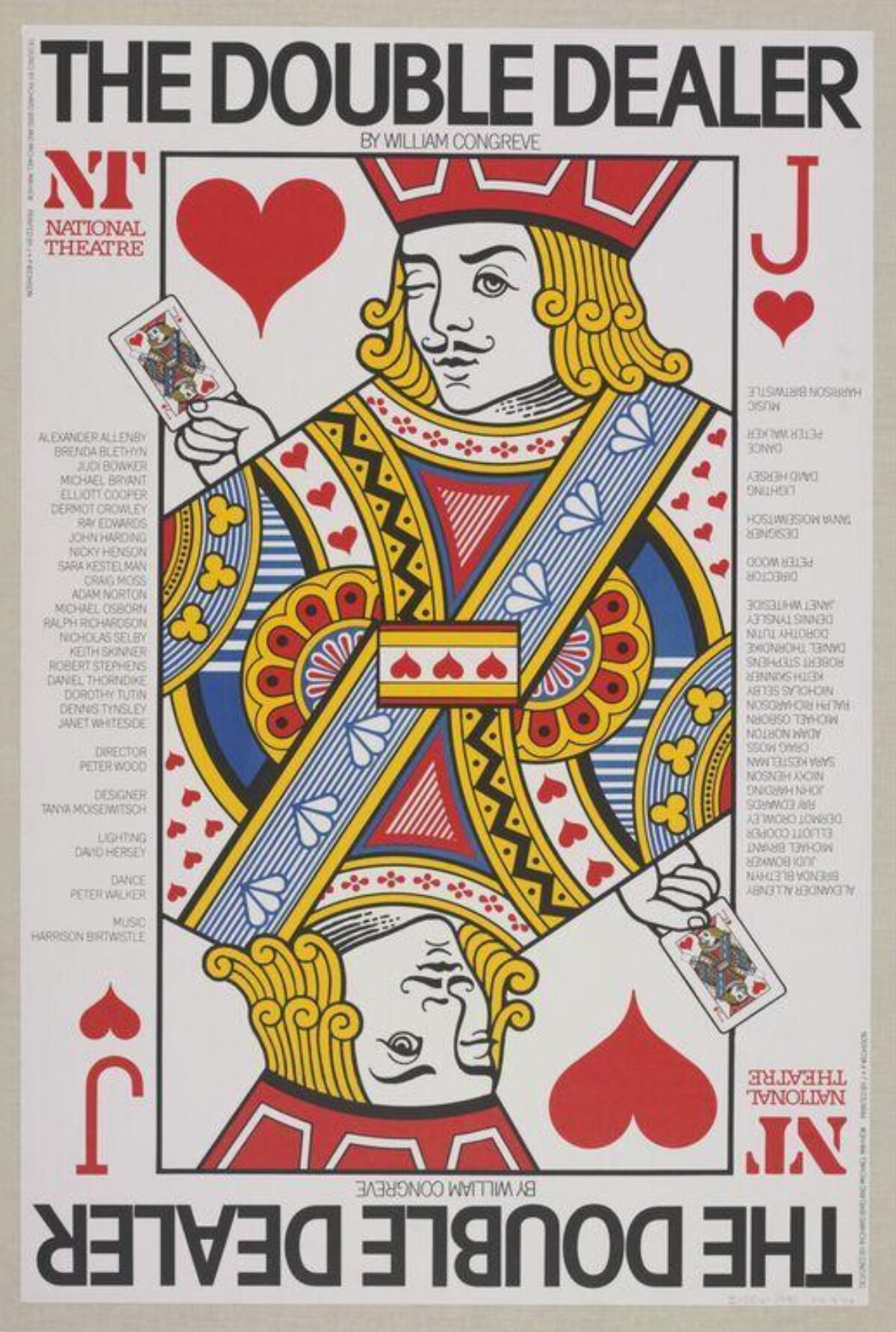 The Double Dealer Theatre Poster
