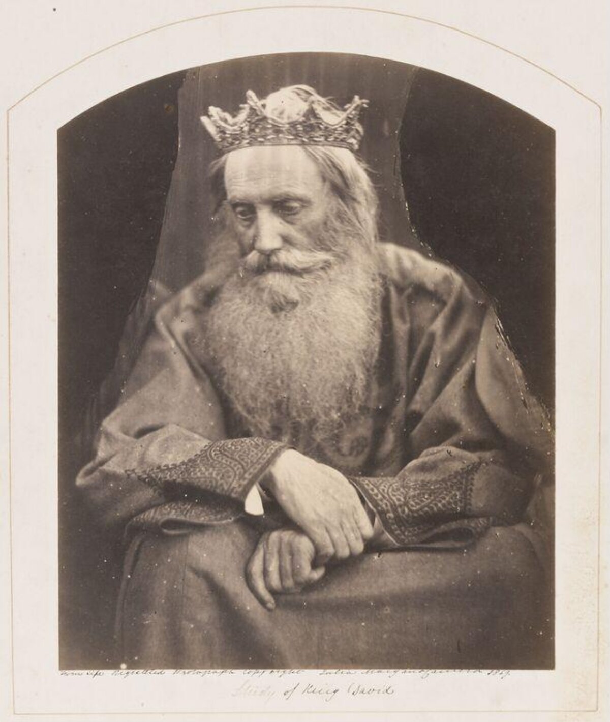 Study of King David Vintage Portrait