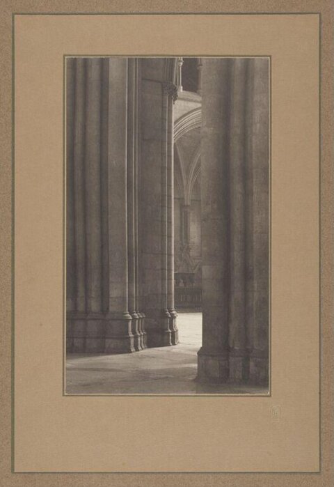 Cathedral Interior Column Corridor