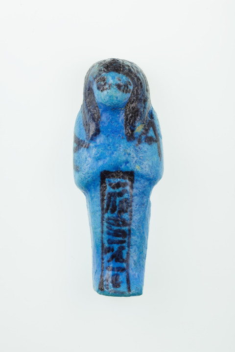 Ancient Egyptian Blue Shabti Figurine