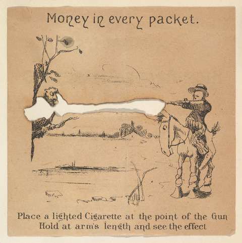Vintage Interactive Cigarette Advertisement