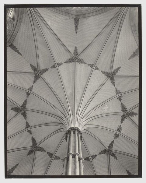 Gothic Cathedral Rib Vault Ceiling