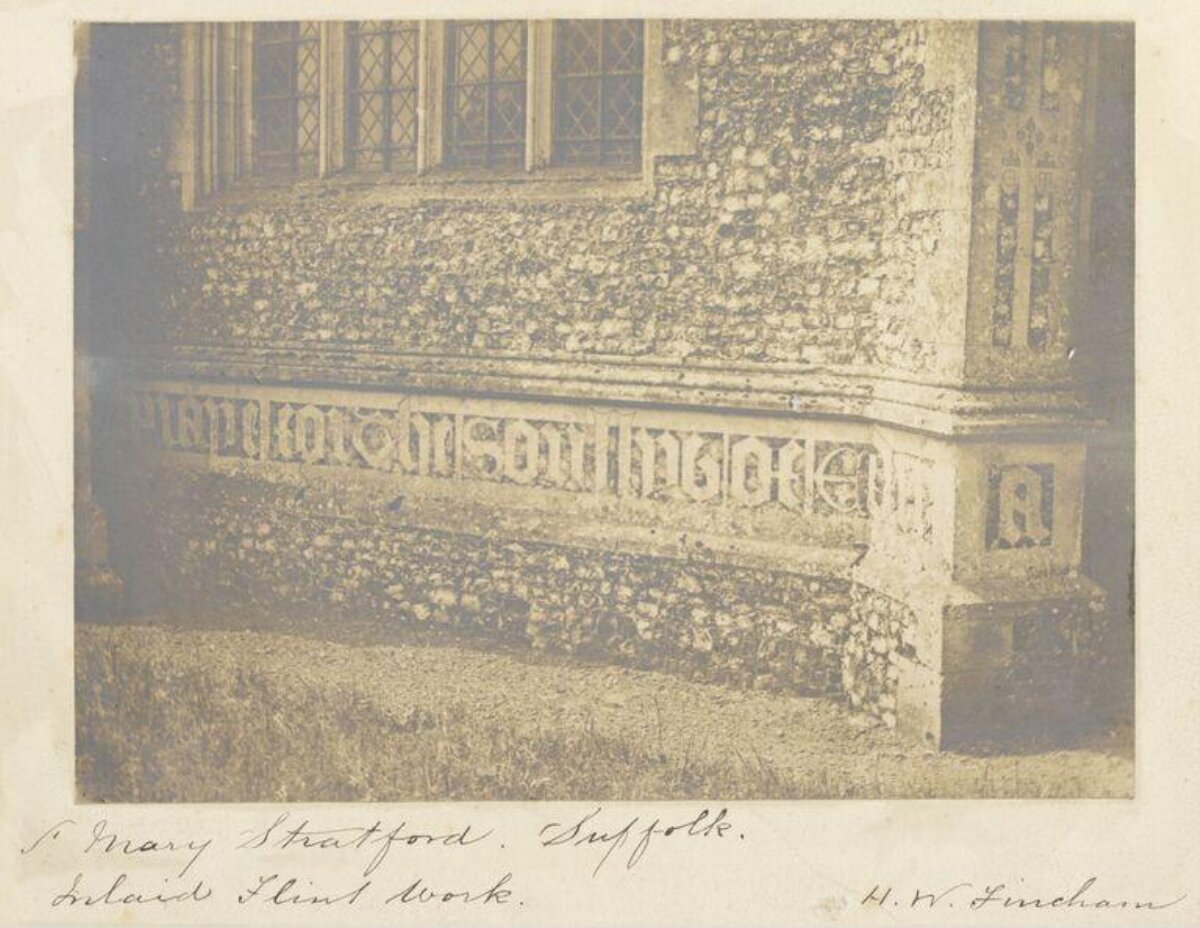 St Mary Stratford Inlaid Flint Work