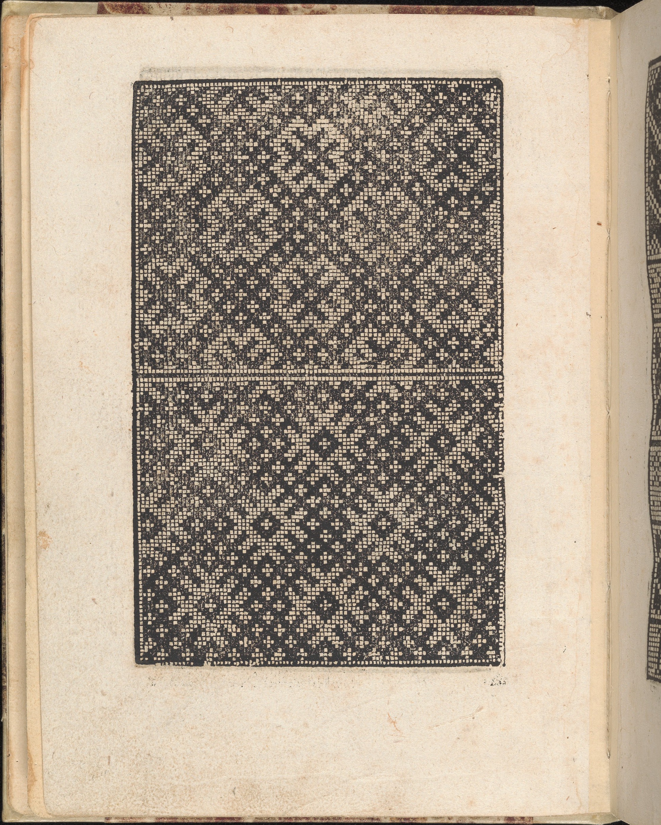 Vintage Geometric Needlework Pattern