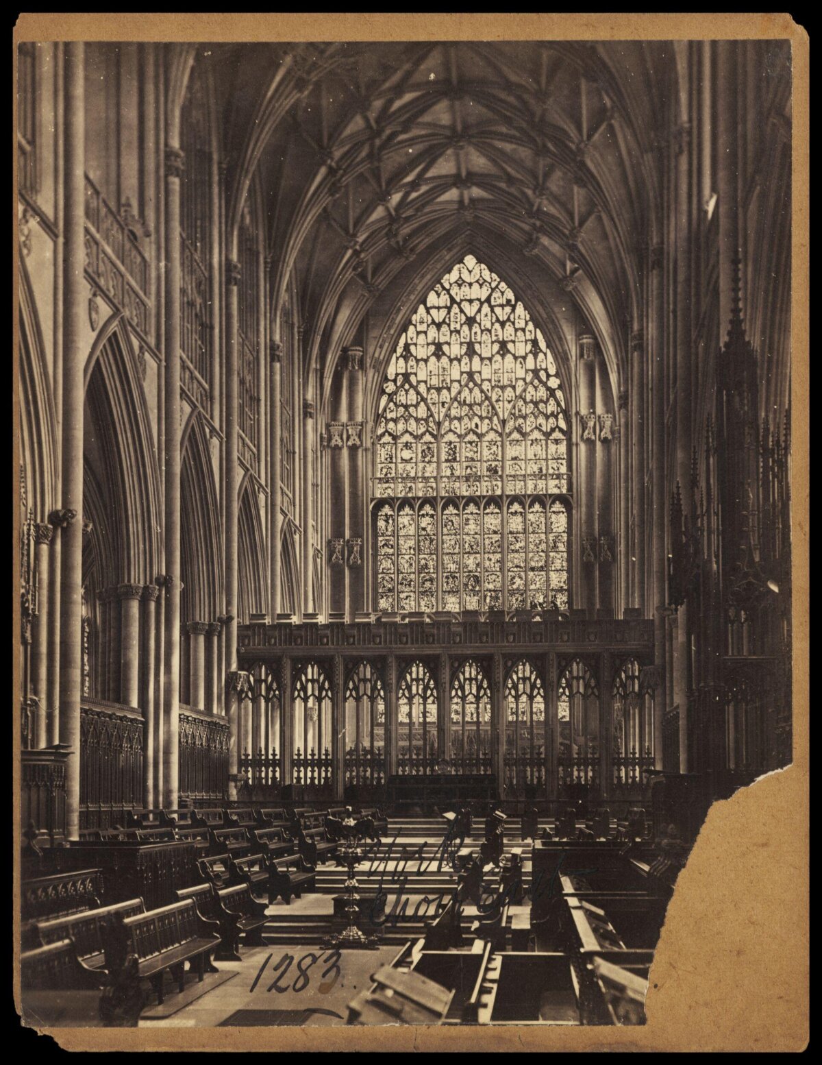 Gothic Cathedral Choir Interior