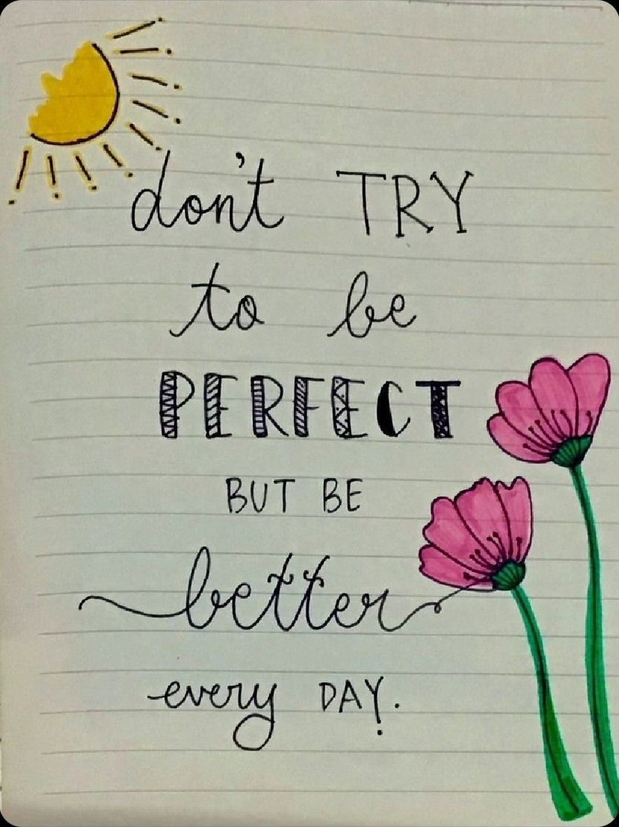 Motivational Quote Hand Drawn Art