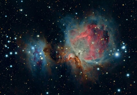 Orion Nebula in Outer Space