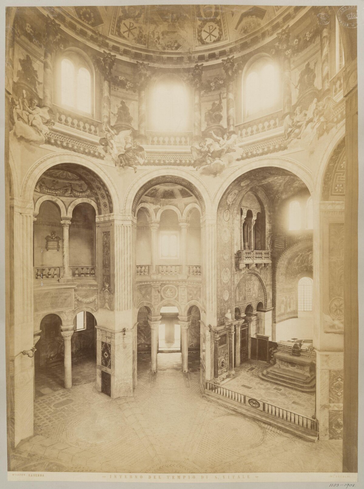 Interior of San Vitale Temple