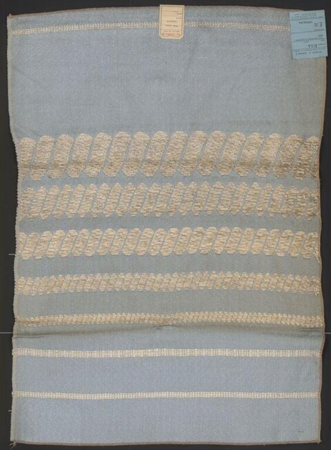 Light Blue Woven Textile Sample