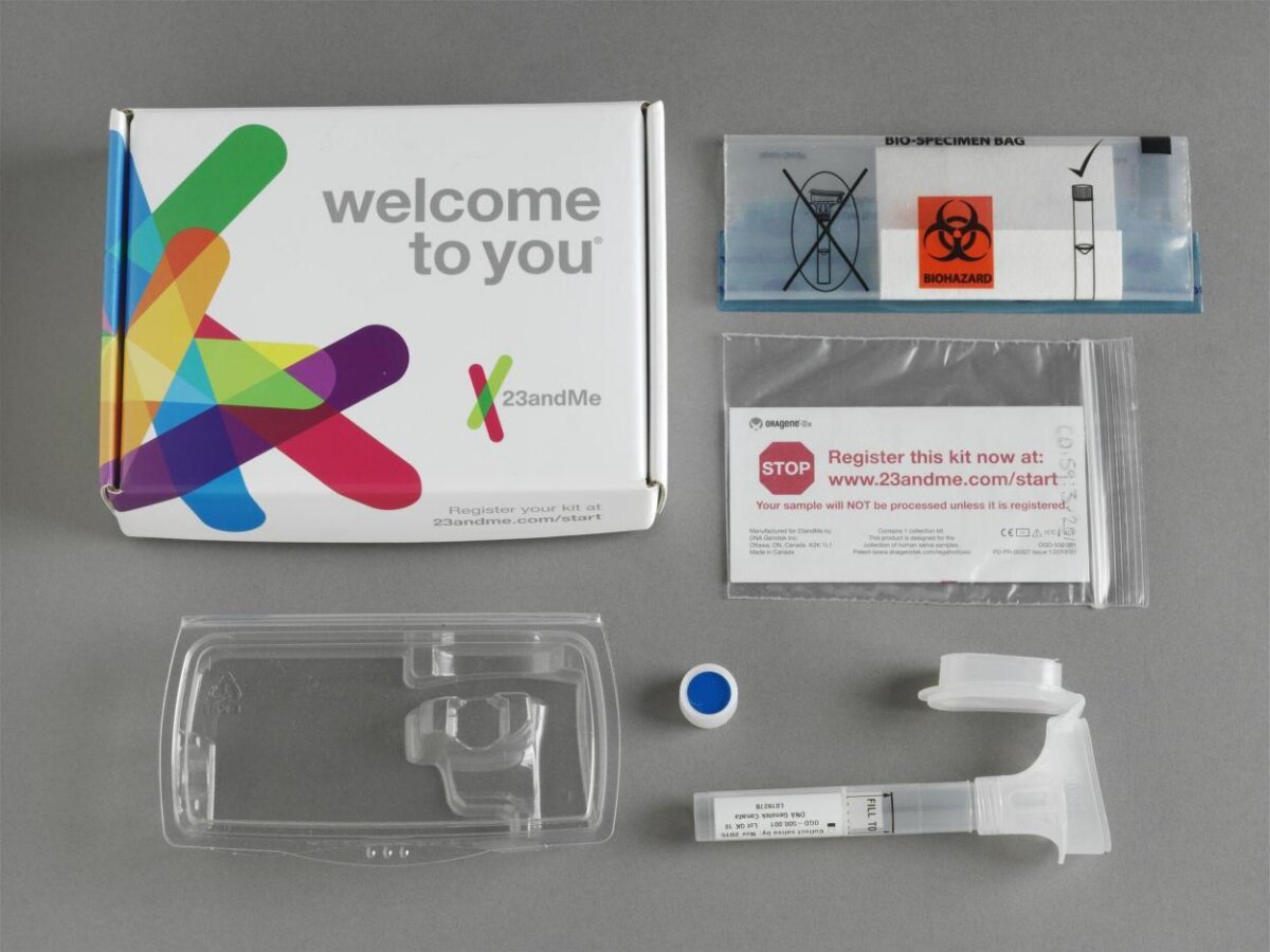23andMe DNA Test Kit Contents — Science